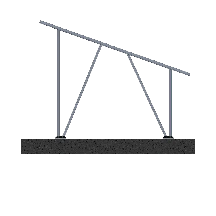 Flat Rooftop Mounting Structure Image 2