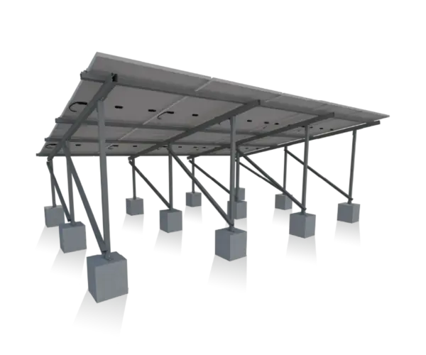 Flat Rooftop Mounting Structure